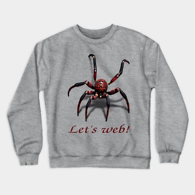 Spider Invitation Crewneck Sweatshirt by Dark Juliettes